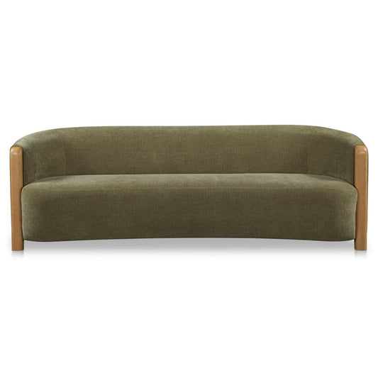 Moes Home - Anya Sofa Olive - EF-1002-16 view 2