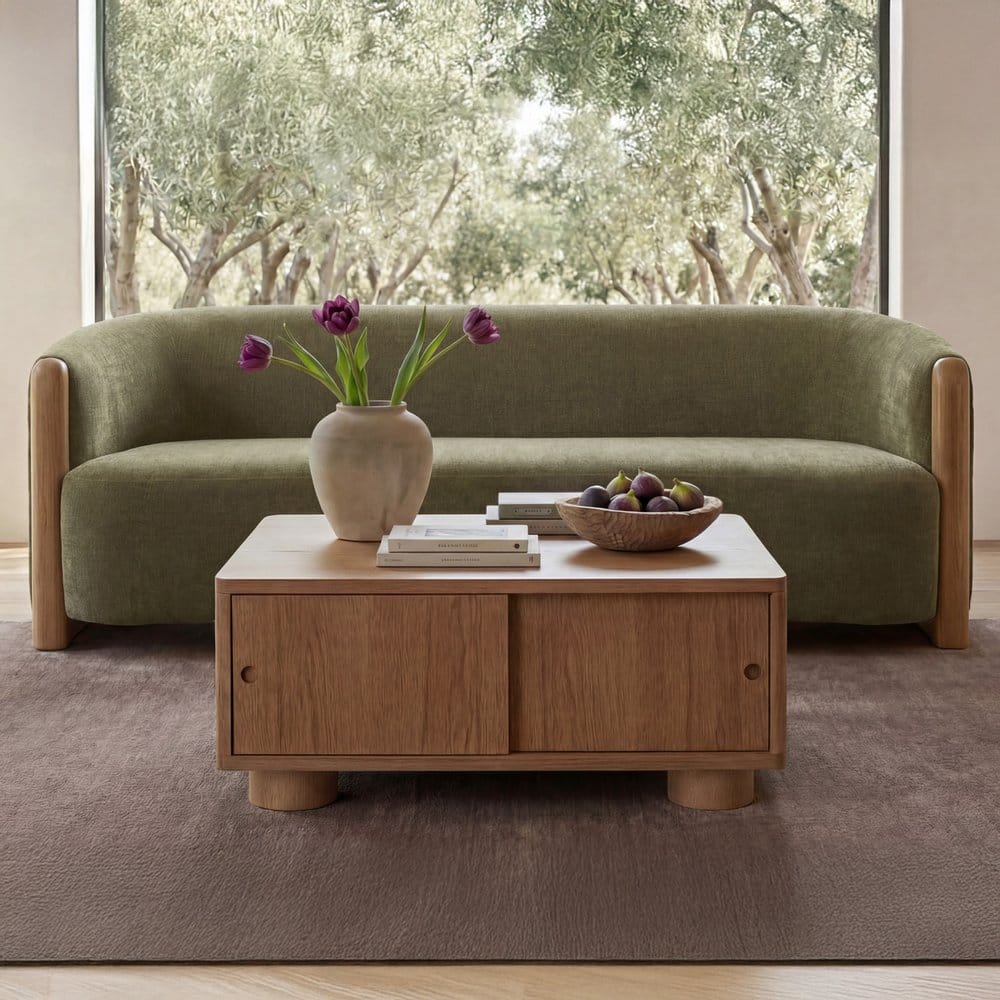 Moes Home - Anya Sofa Olive - EF-1002-16 view 8