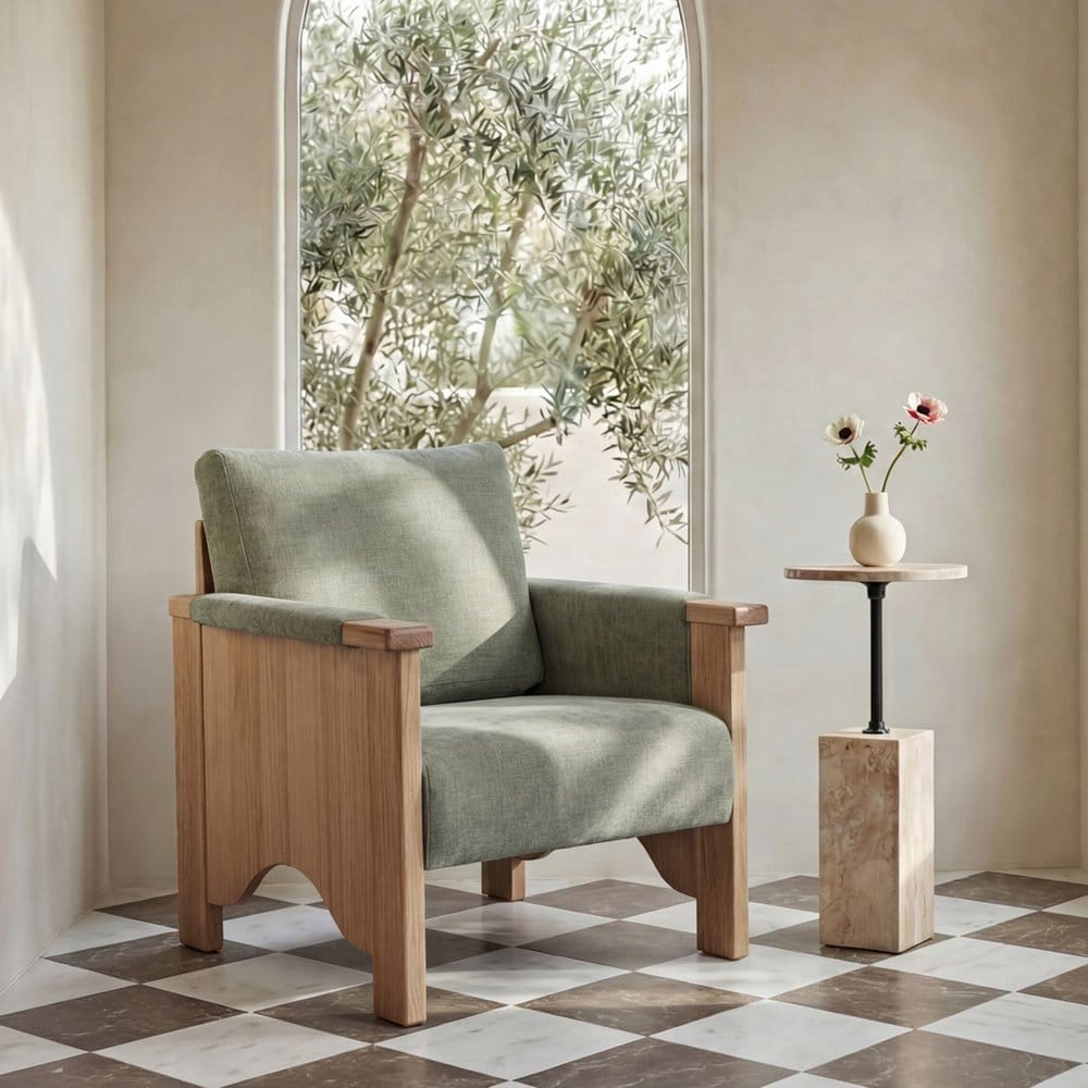 Moes Home - Bauer Accent Chair Sage - EF-1001-16 view 8