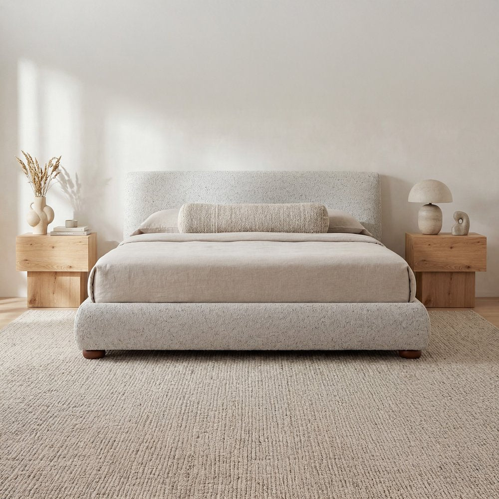 Moes Home - Beau King Storage Bed Speckled Light Grey - RN-1156-29-0 view 9