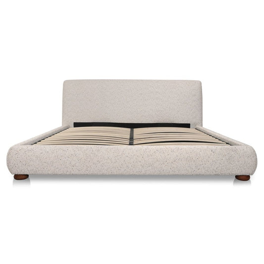 Moes Home - Beau Queen Storage Bed Speckled Light Grey - RN-1157-29-0 view 2
