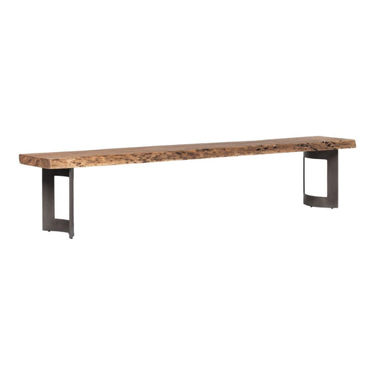 Moes Home - Bent Bench Small Smoked - VE-1002-03-0 veiw 2
