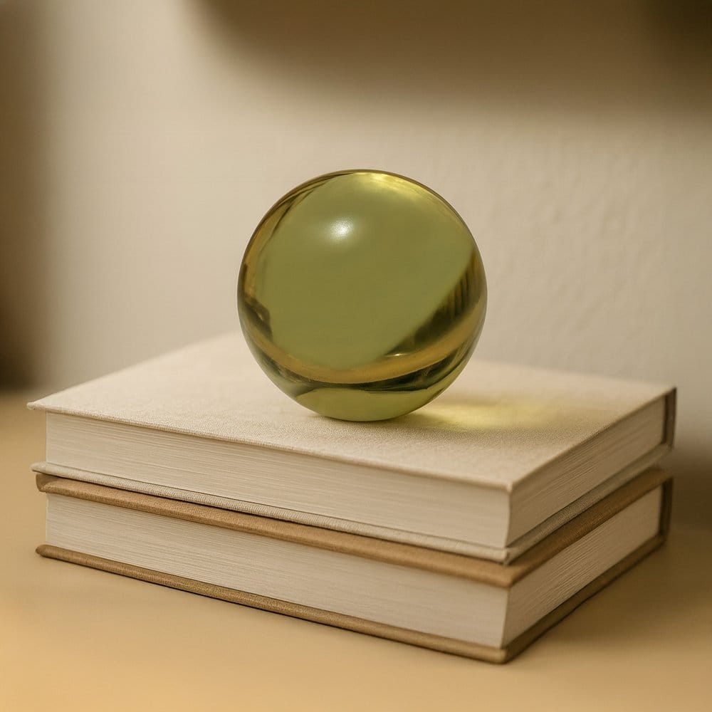 Moes Home - Bonn Cast Glass Decorative Object Olive - FI-1131-16 view 5