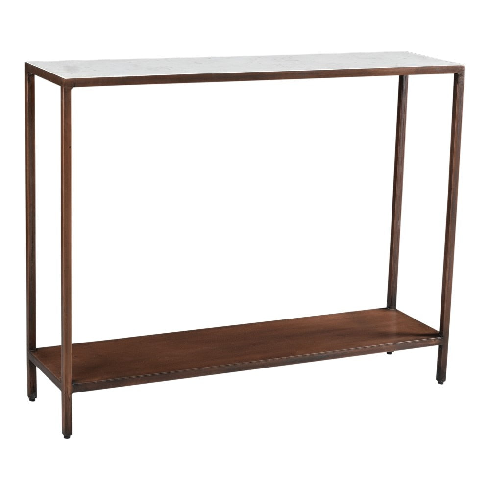 Moes Home - Bottego Console Table in Antique Copper - DR-1320-50 veiw 2