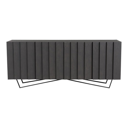 Moes Home - Brolio Sideboard Charcoal - RP-1008-07 veiw 2