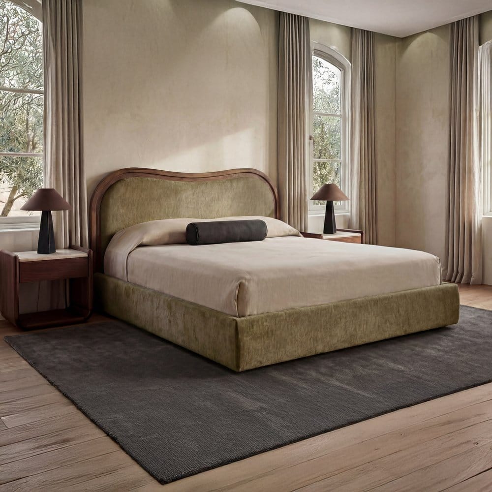 Moes Home - Camilla King Bed Green - FO-1038-16-0 view 8