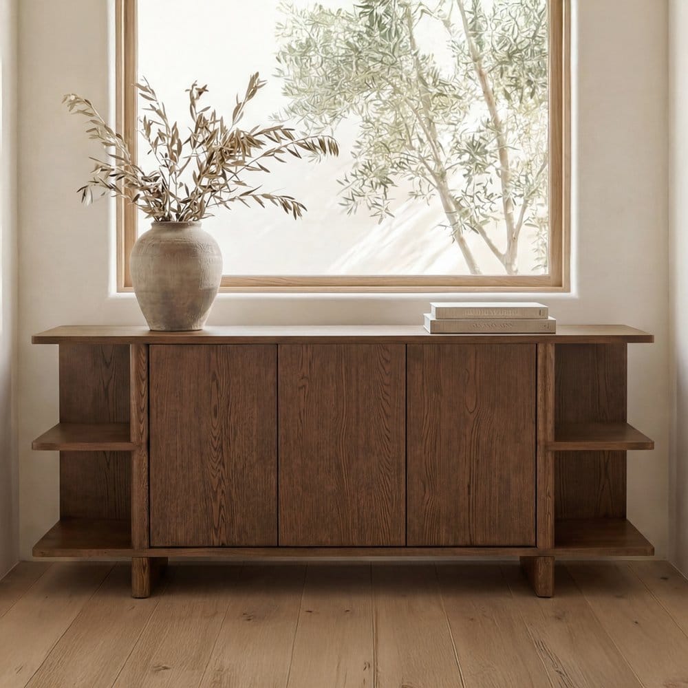 Moes Home - Casey Sideboard Dark Brown - FC-1027-20 view 10