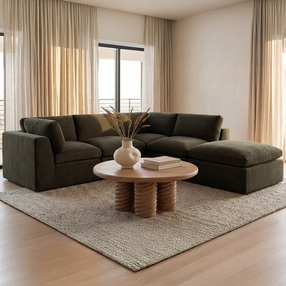Moes Home - Cates Dream Modular Sectional Dark Green - VV-1016-27 view 10