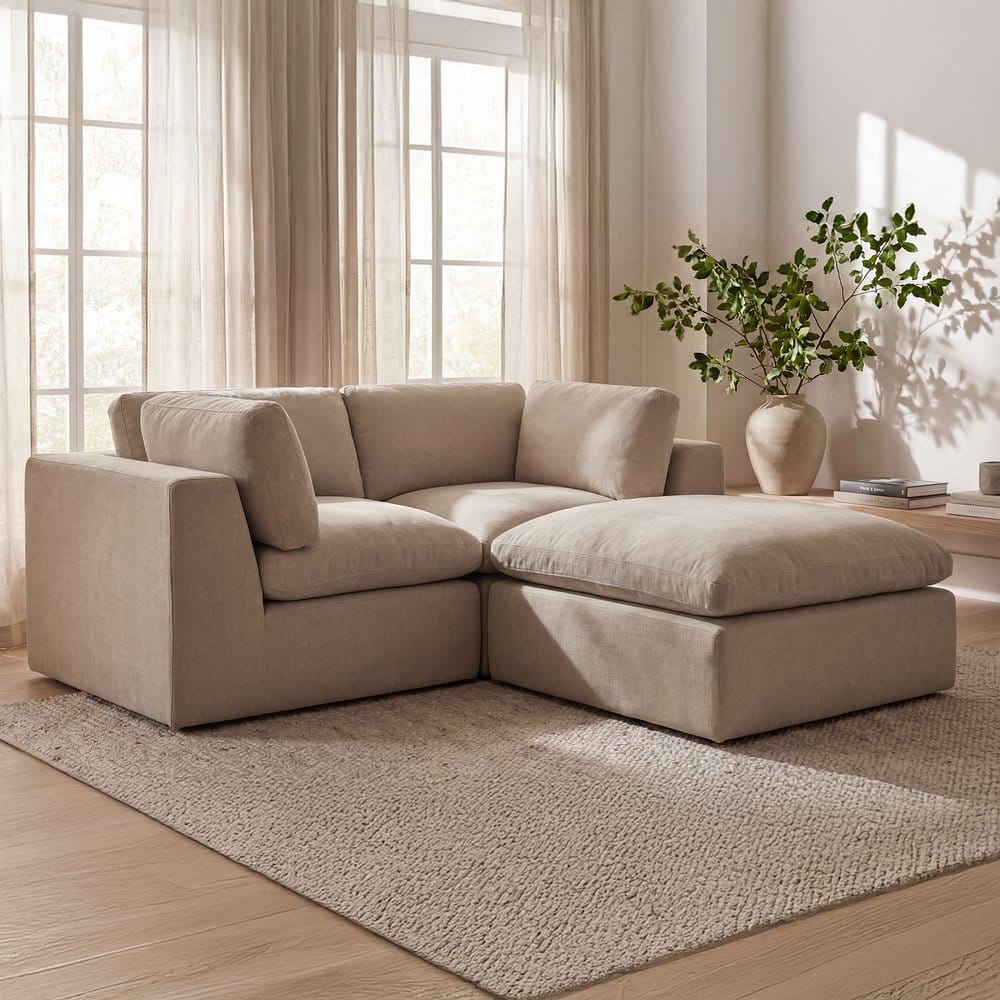 Moes Home - Cates Nook Modular Sectional Pebble - VV-1014-34 view 10