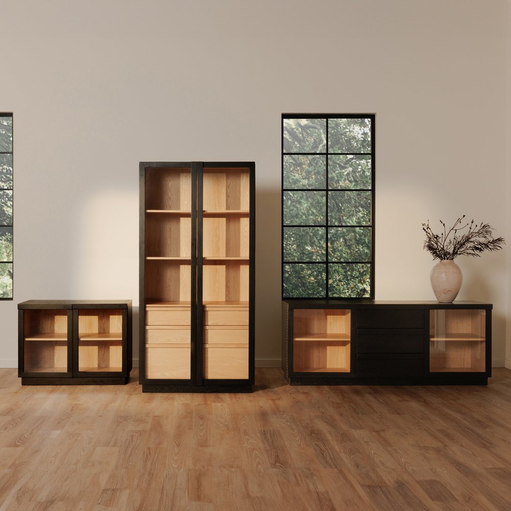 Moes Home - Charlotte Tall Cabinet Black - YR-1021-37 view 20