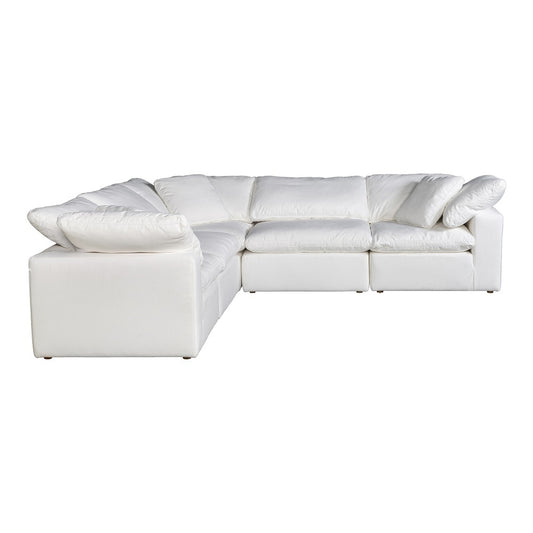 Moes Home - Clay Classic L Modular Sectional Livesmart in Fabric Cream - YJ-1010-05 veiw 2
