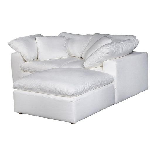 Moes Home - Clay Nook Modular Sectional Livesmart in Fabric Cream - YJ-1009-05 veiw 2