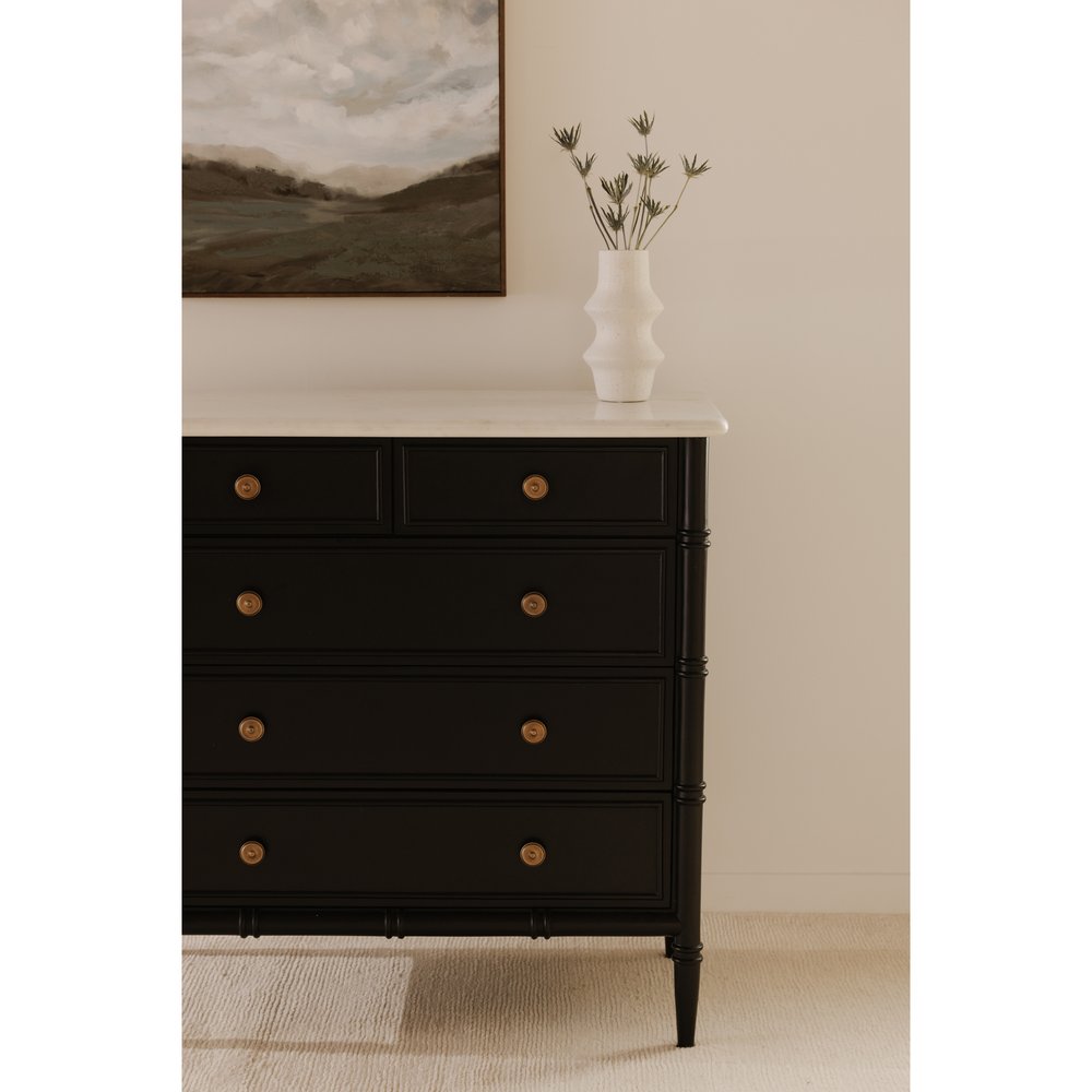 Moes Home - Eleanor 5 Drawer Chest Black - RP-1060-02 view 15