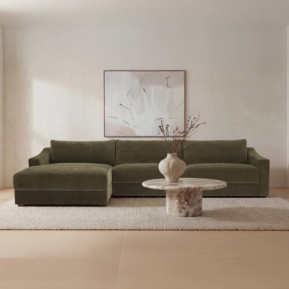 Moes Home - Farrow Sectional Cedar Green Left - FO-1058-27-L-0 view 8