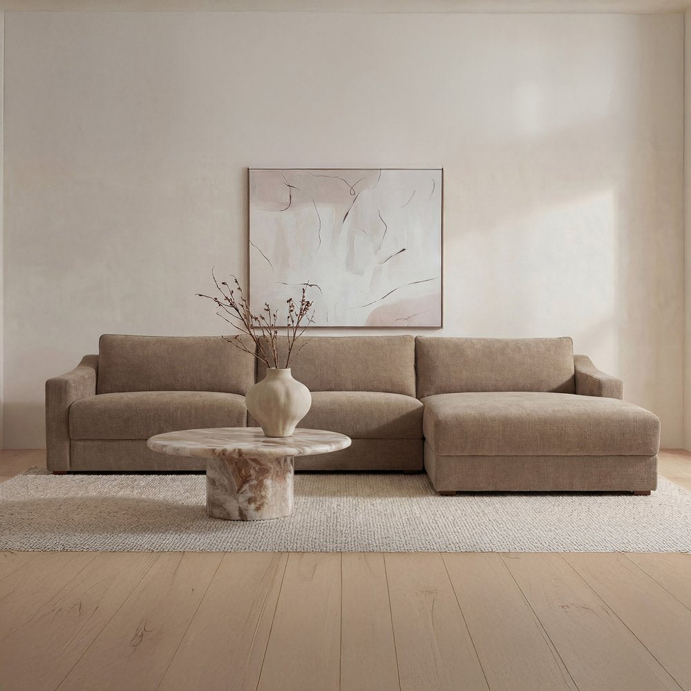 Moes Home - Farrow Sectional Taupe Right - FO-1058-39-R-0 view 8