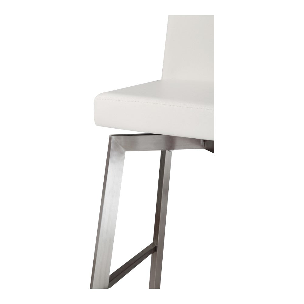 Moes Home - Giro Counter Stool in White - EH-1039-18 veiw 4