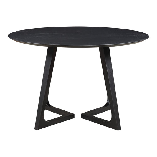 Moes Home - Godenza Dining Table Round Black Ash - CB-1003-02-0 veiw 2