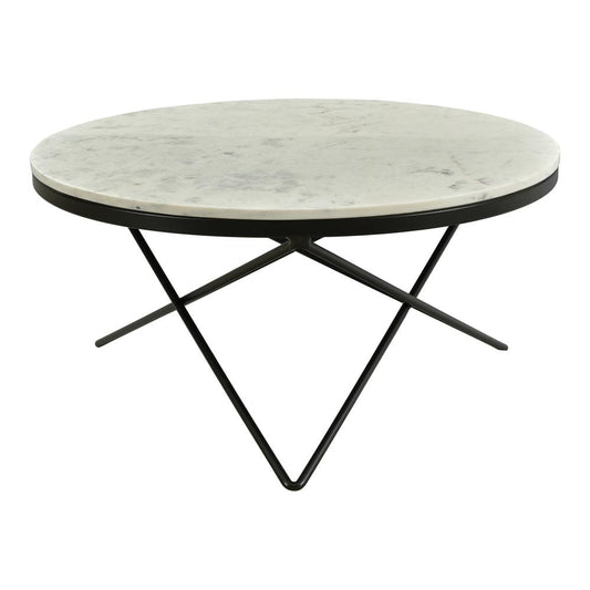 Moes Home - Haley Coffee Table with Black Base - IK-1002-02 veiw 2