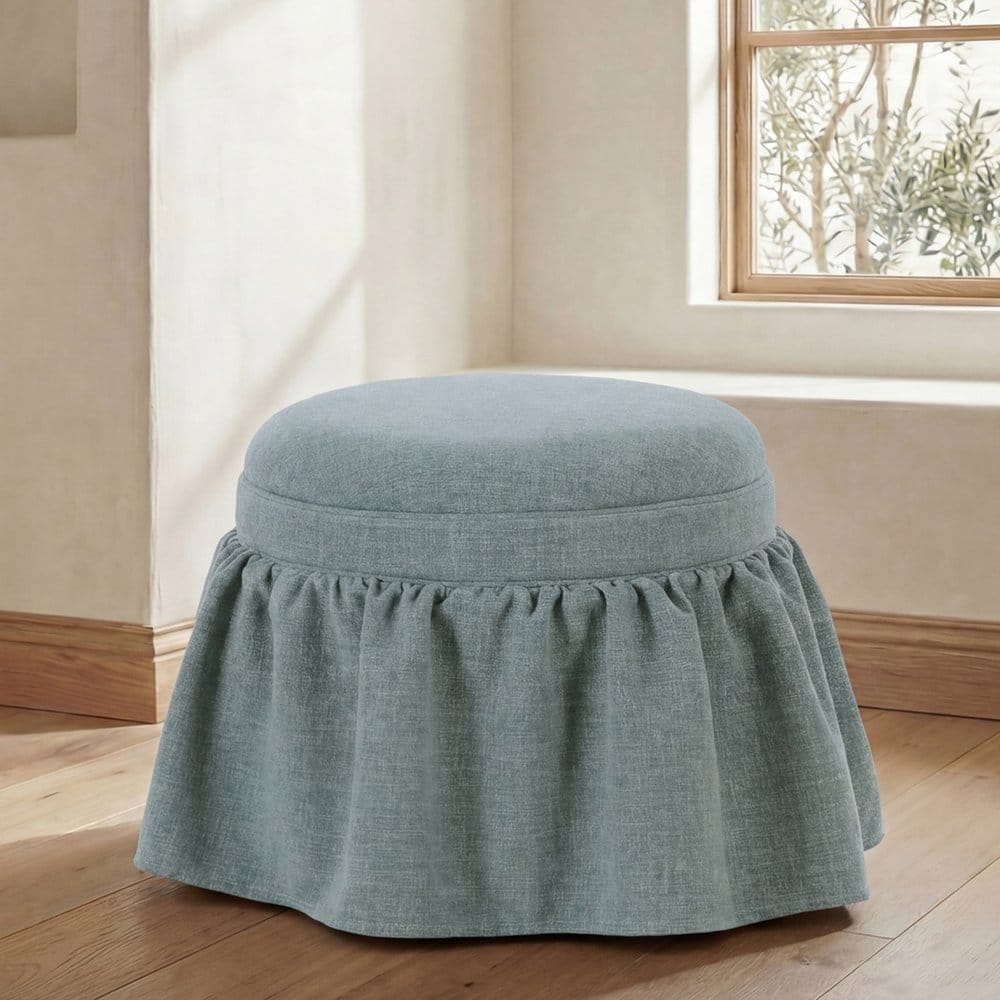 Moes Home - Heidi Storage Ottoman Light Blue - OA-1112-45 view 8