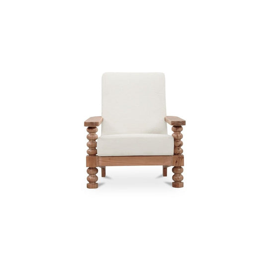 Moes Home - Ingrid Accent Chair Off White - LX-1094-05 view 2