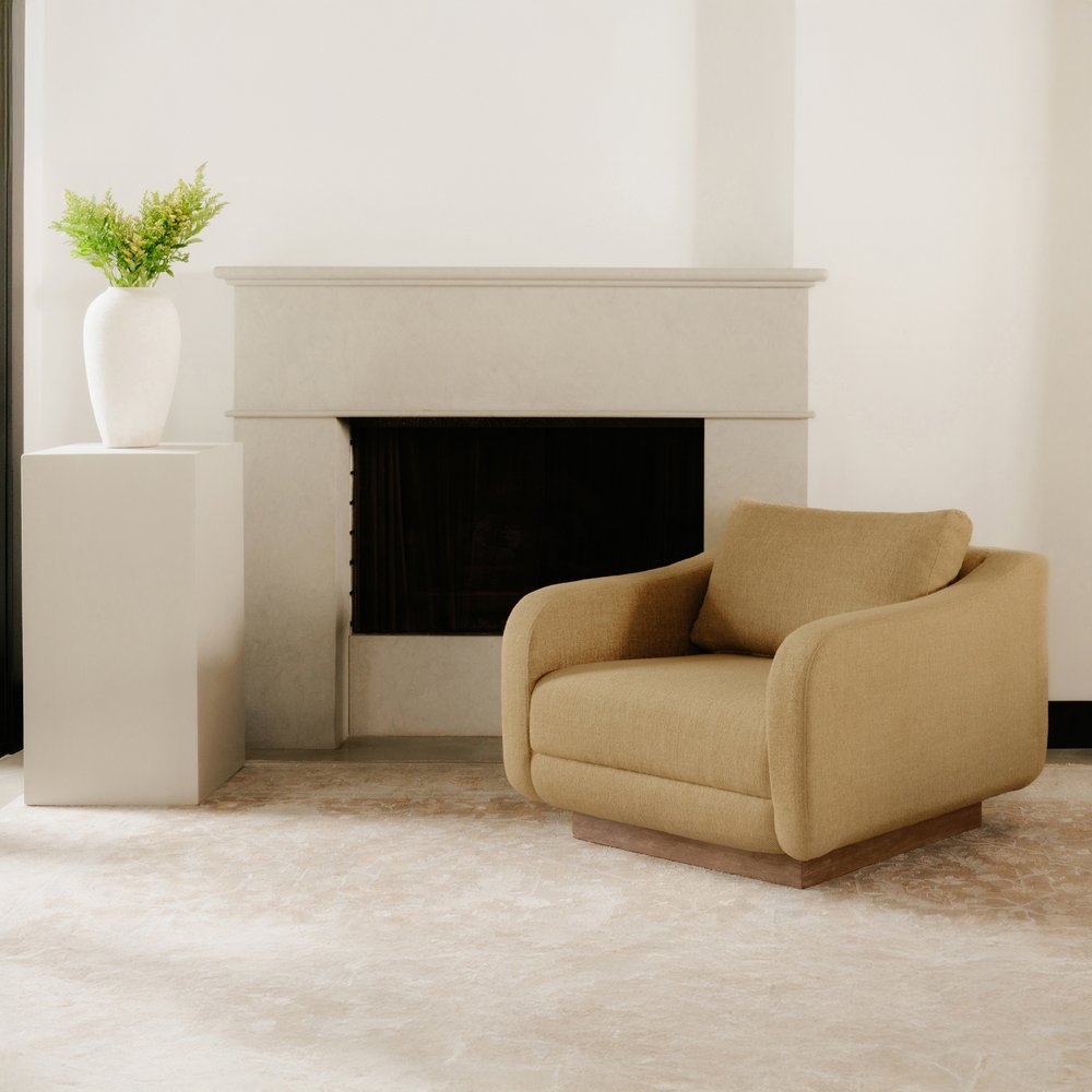Moes Home - Keane Lounge Chair Ochre - FO-1046-09 view 9
