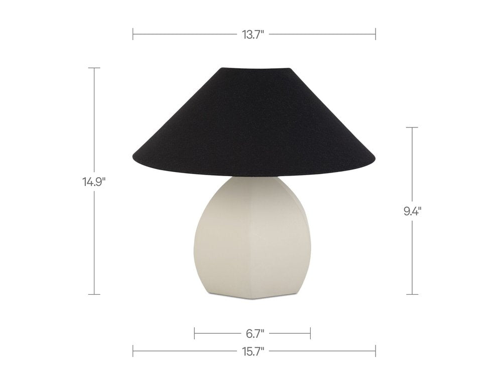Moes Home - Keeley Table Lamp White - OD-1029-05 view 5