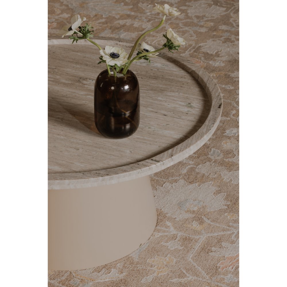 Moes Home - Kimberley Coffee Table White Marble - GK-1138-18-0 view 6
