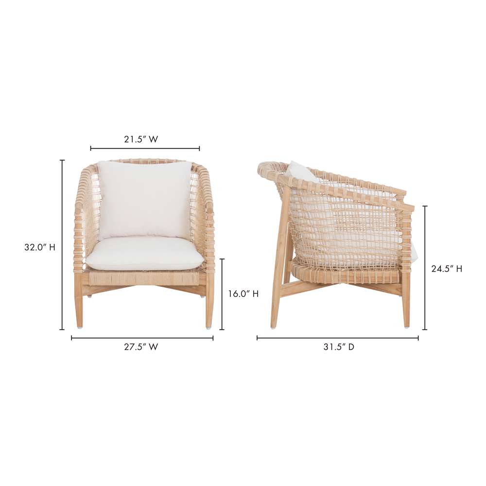 Moes Home - Kuna Outdoor Lounge Chair - CV-1018-24 veiw 7