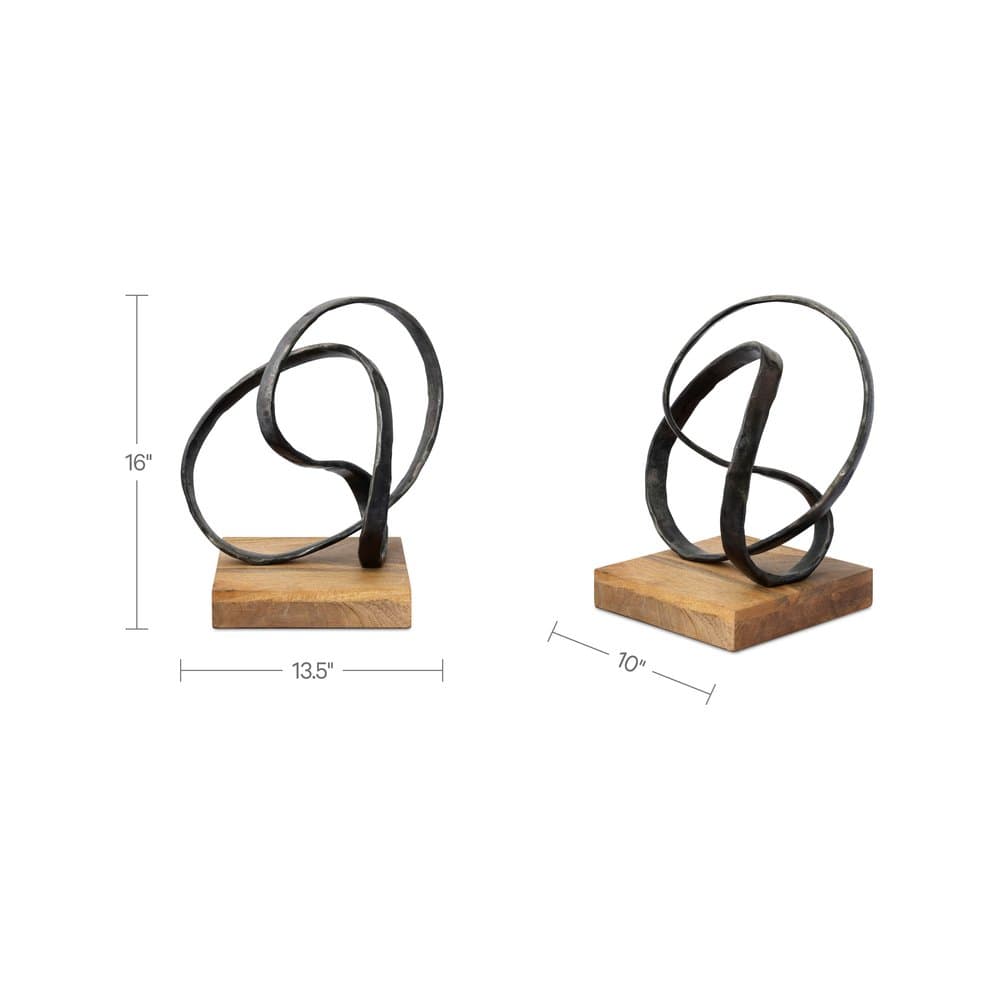 Moes Home - Lida Cast Aluminum Sculpture - OT-1025-02 view 5
