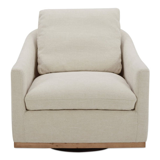 Moes Home - Linden Swivel Chair Soft Beige - KQ-1029-34-USA view 2