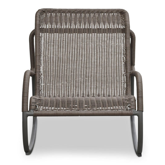 Moes Home - Lyra Outdoor Rocking Chair Brown - GE-1002-03 view 2