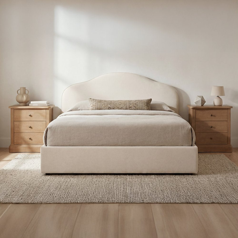 Moes Home - Maggie King Storage Bed Cream - RN-1162-05-0 view 8