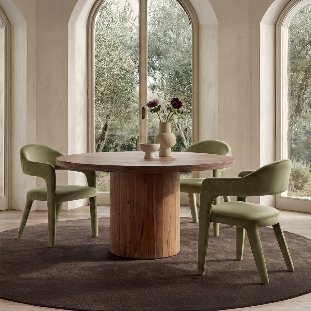 Moes Home - Martens Dining Chair Green Velvet - YM-1009-27 view 8