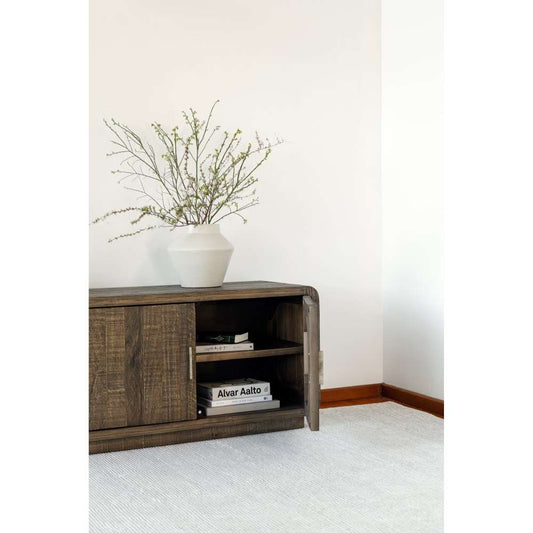 Moes Home - Monterey Media Cabinet in Driftwood - FR-1027-29 veiw 2
