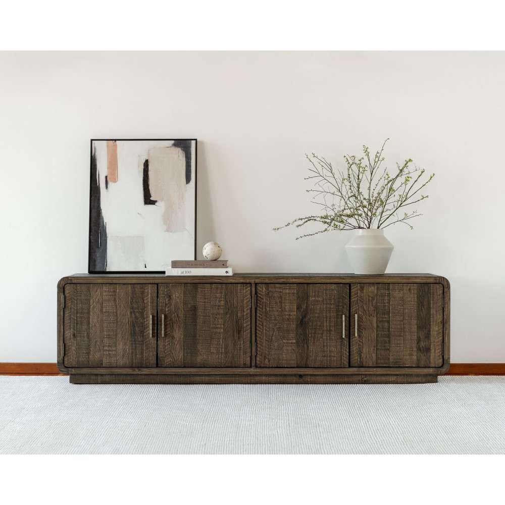 Moes Home - Monterey Media Cabinet in Driftwood - FR-1027-29 veiw 4