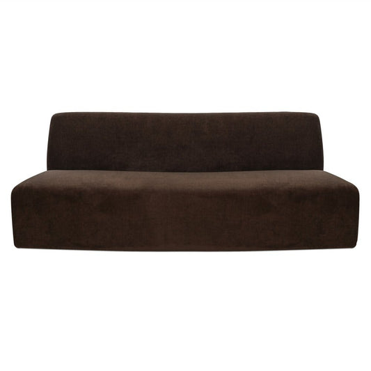 Moes Home - Naomi Convex Sofa Dark Brown - OA-1093-20 view 2