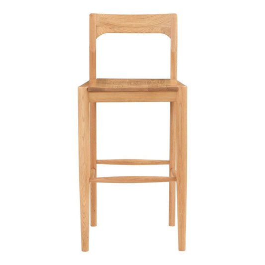 Moes Home - Owing Barstool Natural Oak - BC-1125-24 view 2