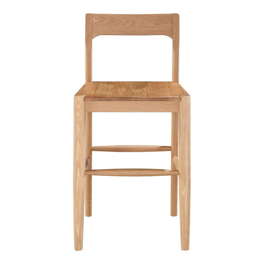 Moes Home - Owing Counter Stool Natural Oak - BC-1124-24 view 2