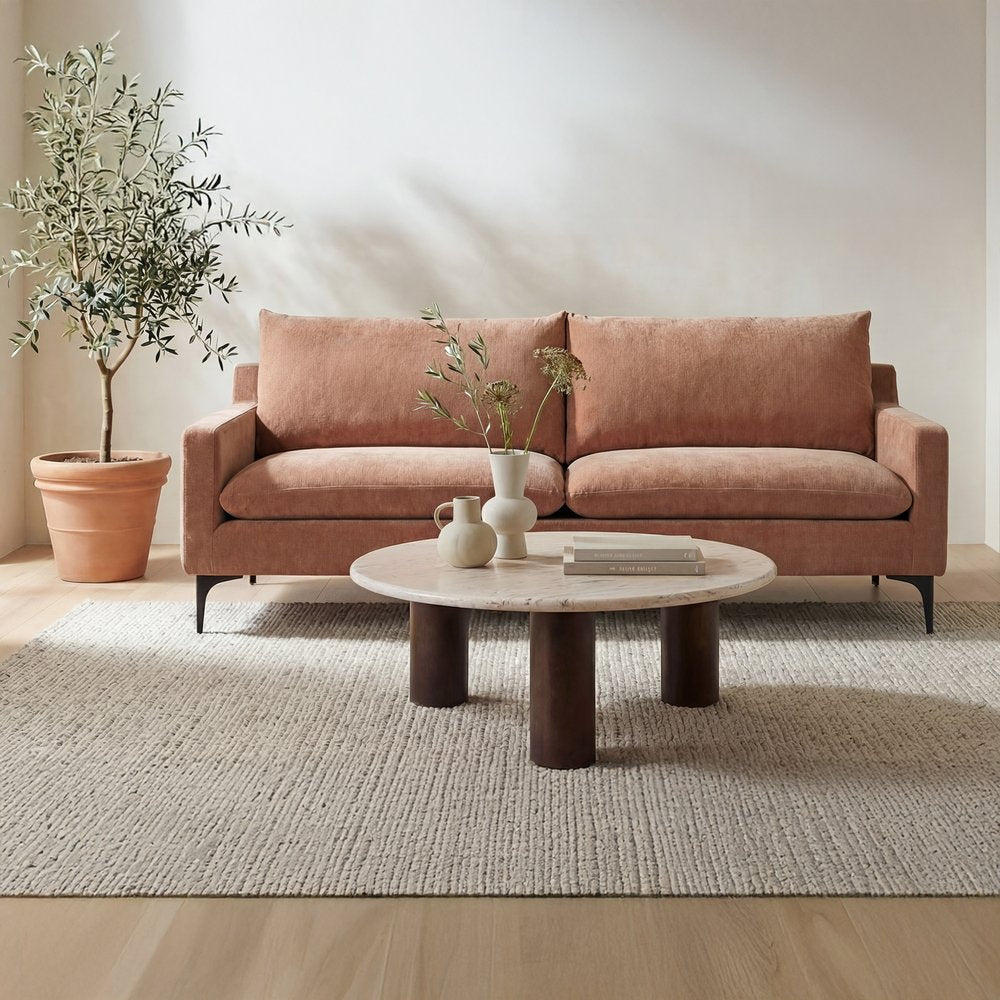 Moes Home - Paris Sofa Heritage Pink - JM-1011-33 view 7