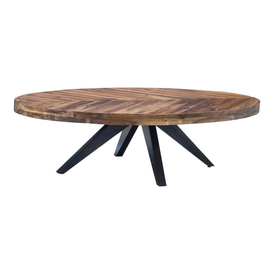 Moes Home - Parq Oval Coffee Table - TL-1020-14 veiw 2