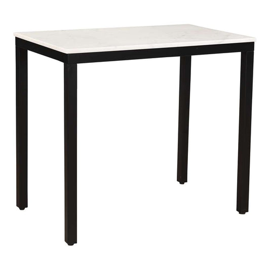 Moes Home - Parson Mini Desk White Marble - KY-1025-02-0 veiw 2