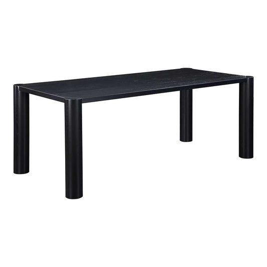 Moes Home - Post Dining Table Oak Black - BC-1111-02-0 veiw 2