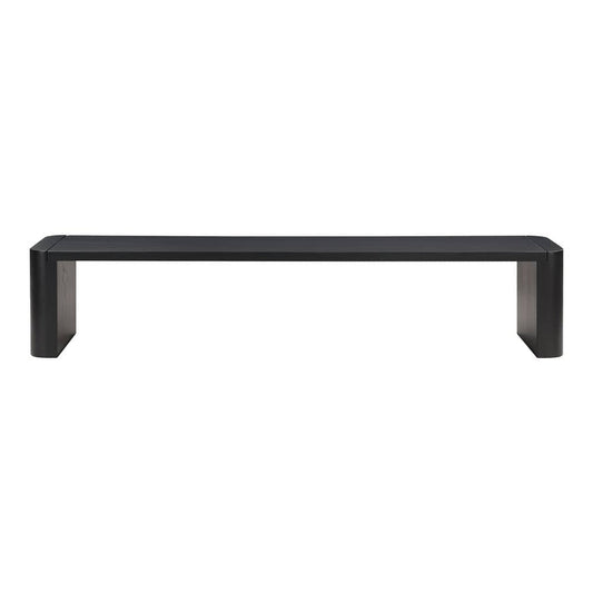 Moes Home - Post Large Dining Bench Black - BC-1121-02-0 view 2
