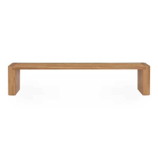 Moes Home - Post Large Dining Bench Natural - BC-1121-24-0 view 2