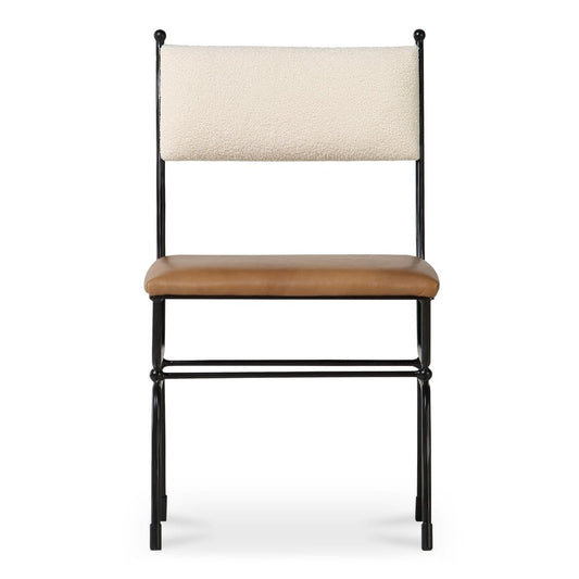Moes Home - Posta Dining Chair Brown Leather - QN-1034-37 view 2