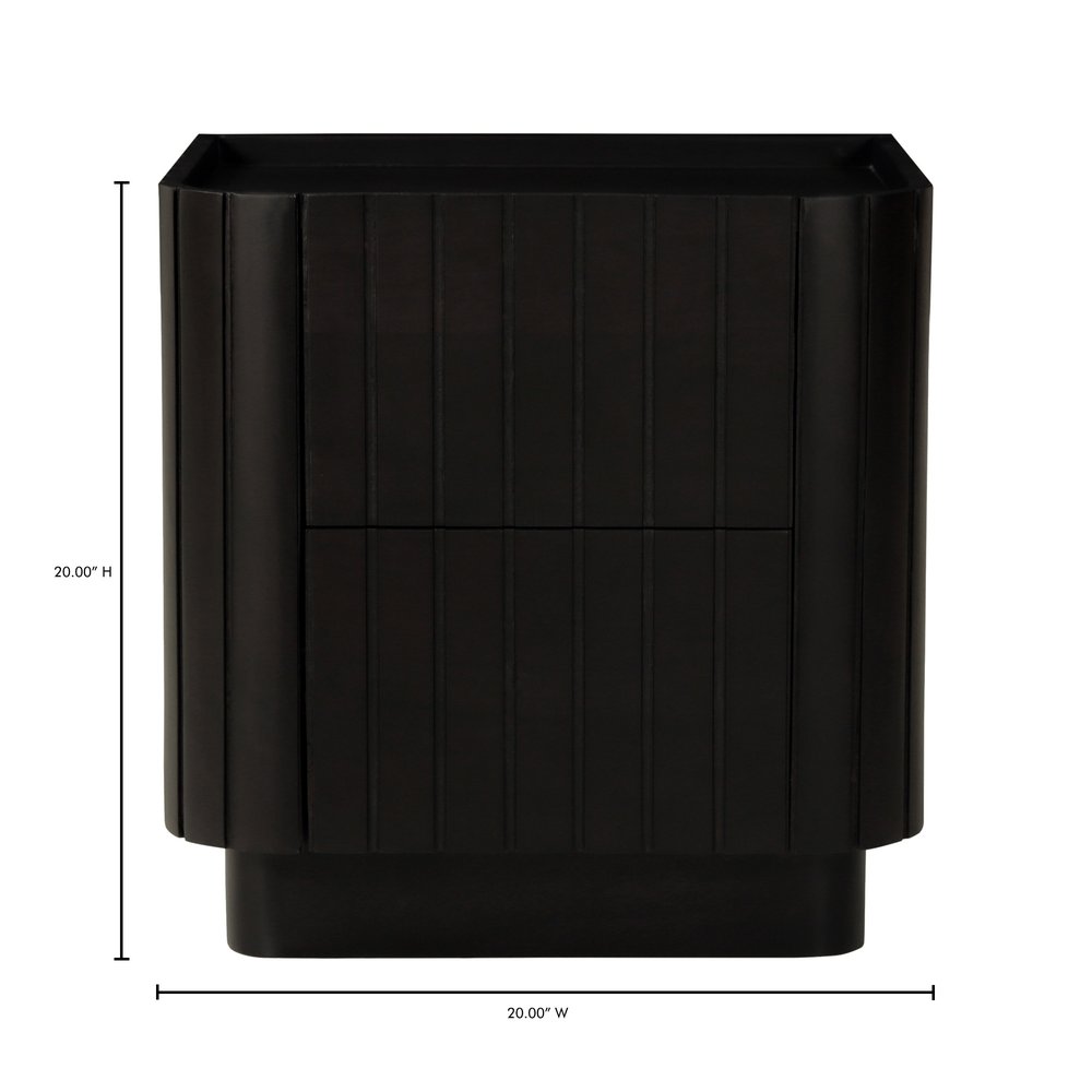 Moes Home - Povera Nightstand Black - JD-1064-02 view 11