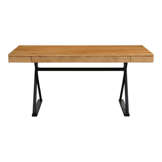 Moes Home - Profecto Desk in Natural Oak - BC-1107-24-0 veiw 2
