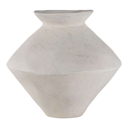 Moes Home - Raja Decorative Vessel Medium White - DD-1036-18 veiw 2