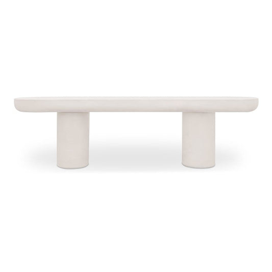 Moes Home - Rocca Bench Cream - ZT-1037-05-0 view 2