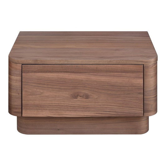 Moes Home - Round Off Small Nightstand Walnut - YR-1001-03 view 2